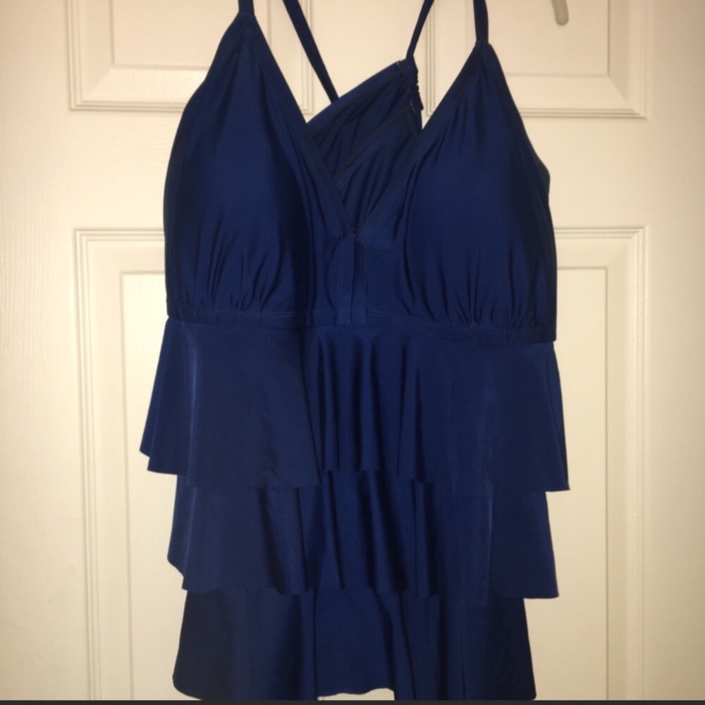 Navy blue Tankini top